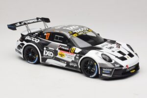 Porsche 911 992 Rally GT #17 C. De Cecco / J. Humblet Rallye de Wallonie 2025 IXO 1:18 18RMC255 Metal - imaginea 4 din 6
