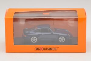 Porsche 911 993 Turbo Blue Metallic Maxichamps 1:43 940069201 Metal - imaginea 4 din 5