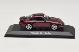 Porsche 911 993 Turbo Roșu Metalizat Maxichamps 1:43 940069200 Metal