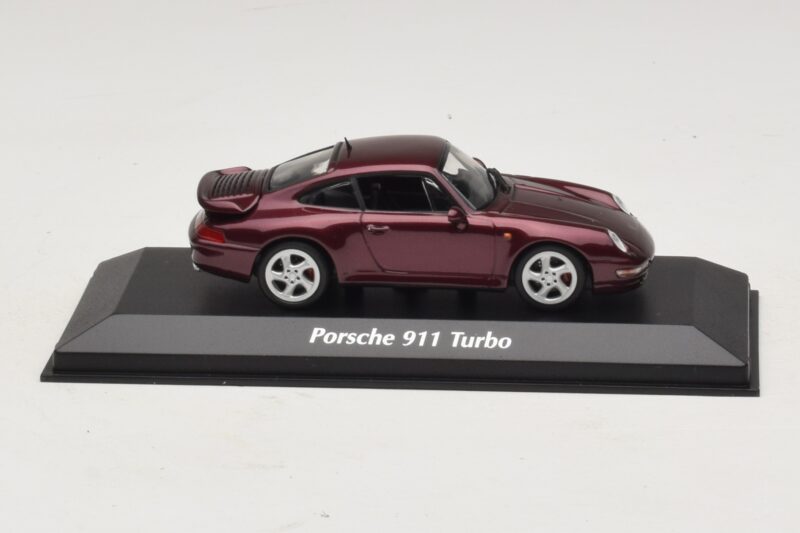 Porsche 911 993 Turbo Roșu Metalizat Maxichamps 1:43 940069200 Metal