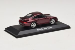Porsche 911 993 Turbo Roșu Metalizat Maxichamps 1:43 940069200 Metal - imaginea 2 din 5