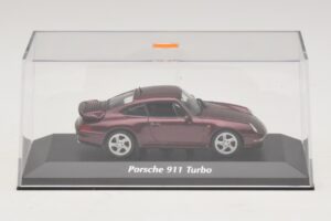 Porsche 911 993 Turbo Roșu Metalizat Maxichamps 1:43 940069200 Metal - imaginea 4 din 5