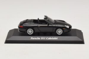 Porsche 911 996 Cabriolet Negru Metalizat Maxichamps 1:43 Porsche 911 996 Cabriolet Negru Metalizat Maxichamps 1:43 940061030 Metal