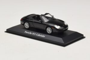 Porsche 911 996 Cabriolet Negru Metalizat Maxichamps 1:43 940061030 Metal - imaginea 3 din 5