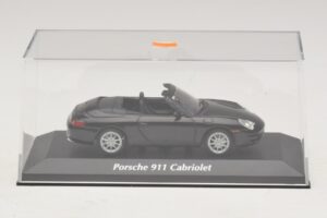 Porsche 911 996 Cabriolet Negru Metalizat Maxichamps 1:43 940061030 Metal - imaginea 4 din 5