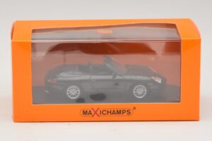 Porsche 911 996 Cabriolet Negru Metalizat Maxichamps 1:43 940061030 Metal - imaginea 5 din 5