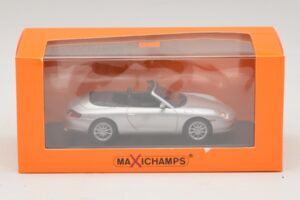Porsche 911 996 Cabriolet Argintiu Maxichamps 1:43 940061031 Metal - imaginea 5 din 5