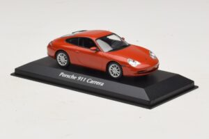 Porsche 911 996 Carrera Orange Metallic Maxichamps 1:43 940061021 Metal - imaginea 3 din 5