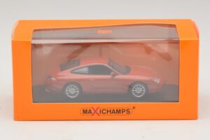 Porsche 911 996 Carrera Orange Metallic Maxichamps 1:43 940061021 Metal - imaginea 5 din 5