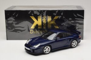 Porsche 911 996 GT2 Albastru Închis Metalizat KK-Scale 1:18 KKDC181452 Metal - imaginea 6 din 6