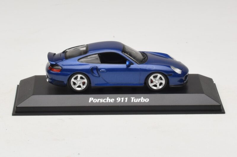 Porsche 911 996 Turbo Blue Metallic Maxichamps 1:43 940069301 Metal