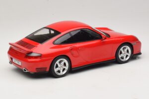 Porsche 911 996 Turbo Roșu KK-Scale 1:18 KKDC181474 Metal - imaginea 2 din 6