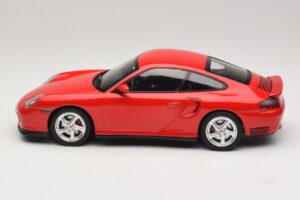 Porsche 911 996 Turbo Roșu KK-Scale 1:18 KKDC181474 Metal - imaginea 3 din 6
