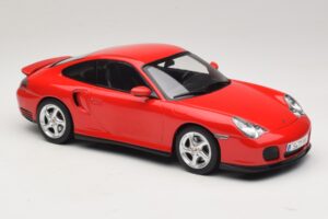 Porsche 911 996 Turbo Roșu KK-Scale 1:18 KKDC181474 Metal - imaginea 4 din 6