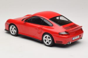 Porsche 911 996 Turbo Roșu KK-Scale 1:18 KKDC181474 Metal - imaginea 5 din 6