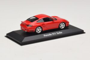 Porsche 911 996 Turbo Roșu Maxichamps 1:43 940069300 Metal - imaginea 2 din 5