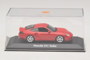Porsche 911 996 Turbo Roșu Maxichamps 1:43 940069300 Metal - imaginea 4 din 5