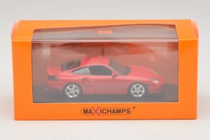 Porsche 911 996 Turbo Roșu Maxichamps 1:43 940069300 Metal - imaginea 5 din 5