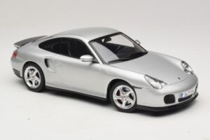 Porsche 911 996 Turbo Argintiu KK-Scale 1:18 KKDC181471 Metal - imaginea 4 din 6