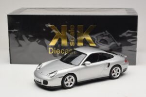 Porsche 911 996 Turbo Argintiu KK-Scale 1:18 KKDC181471 Metal - imaginea 6 din 6