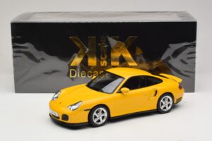 Porsche 911 996 Turbo Galben KK-Scale 1:18 KKDC181473 Metal - imaginea 6 din 6