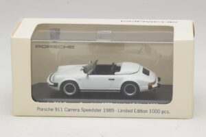 Porsche 911 G-Series Carrera Speedster Alb Ediție Limitată Minichamps 1:43 MAP02002608 Metal - imaginea 5 din 5