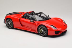 Porsche 918 Spyder Weissach Package Guards Red AUTOart 1:12 12122 Metal - imaginea 6 din 8