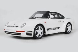 Porsche 959 Sport Grand Prix White GT Spirit 1:12 GT1006 Rășină - imaginea 2 din 2