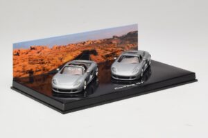 Porsche Carrera GT Spider & Coupe Set Argintiu Minichamps 1:43 WAP02010314 Metal - imaginea 2 din 5