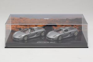 Porsche Carrera GT Spider & Coupe Set Argintiu Minichamps 1:43 WAP02010314 Metal - imaginea 4 din 5
