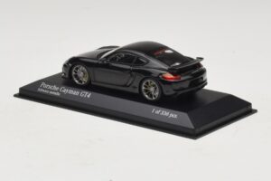 Porsche Cayman GT4 981 Black Metallic Minichamps 1:43 410066121 Metal - imaginea 3 din 5