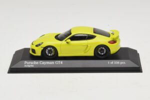 Porsche Cayman GT4 981 Verde Minichamps 1:43 410066122 Metal