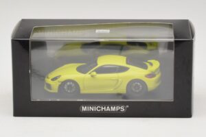 Porsche Cayman GT4 981 Verde Minichamps 1:43 410066122 Metal - imaginea 5 din 5