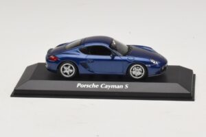 Porsche Cayman S 987 Albastru Metalizat Maxichamps 1:43 Porsche Cayman S 987 Albastru Metalizat Maxichamps 1:43 940065621 Metal
