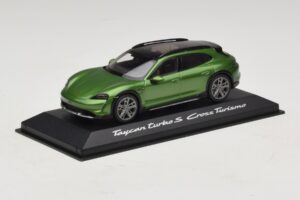 Porsche Taycan Turbo S Cross Turismo Verde Minichamps 1:43 WAP0207830M003 Metal - imaginea 2 din 5