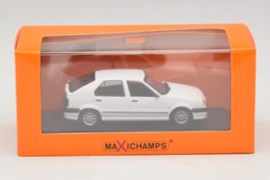 Renault 19 Alb Maxichamps 1:43 940113700 Metal - imaginea 5 din 5