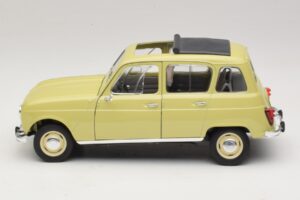Renault 4L Galben Solido 1:18 8062 Metal - imaginea 3 din 7