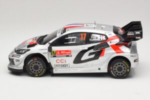 Toyota GR Yaris Rally1 #17 S. Ogier / V. Landais Rally Portugal Winner 2025 IXO 1:18 18RMC250A Metal - imaginea 3 din 6