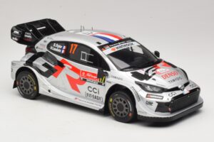 Toyota GR Yaris Rally1 #17 S. Ogier / V. Landais Rally Portugal Winner 2025 IXO 1:18 18RMC250A Metal - imaginea 4 din 6