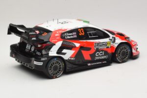 Toyota GR Yaris Rally1 #33 E. Evans / S. Martin Rally Monte Carlo 2026 IXO 1:18 18RMC269B Metal - imaginea 2 din 6