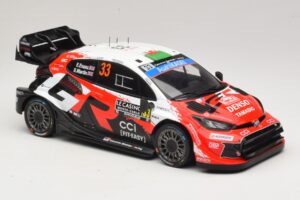 Toyota GR Yaris Rally1 #33 E. Evans / S. Martin Rally Monte Carlo 2026 IXO 1:18 18RMC269B Metal - imaginea 4 din 6