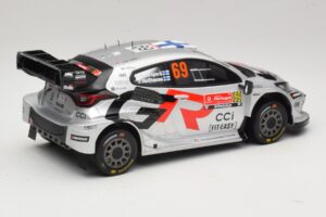 Toyota GR Yaris Rally1 #69 K. Rovanpera / J. Halttunen Rally Portugal 2025 IXO 1:18 18RMC250B Metal - imaginea 2 din 6
