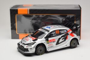 Toyota GR Yaris Rally1 #69 K. Rovanpera / J. Halttunen Rally Portugal 2025 IXO 1:18 18RMC250B Metal - imaginea 6 din 6