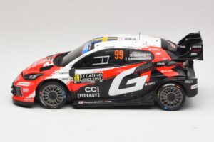 Toyota GR Yaris Rally1 #99 O. Solberg / E. Edmondson Rally Monte Carlo Winner 2026 IXO 1:18 18RMC269A Metal - imaginea 3 din 6