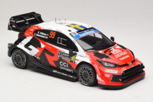 Toyota GR Yaris Rally1 #99 O. Solberg / E. Edmondson Rally Monte Carlo Winner 2026 IXO 1:18 18RMC269A Metal - imaginea 4 din 6