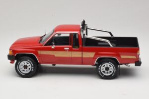 Toyota Hilux N50 Xtra Cab 4x4 Roșu KK-Scale 1:18 KKDC181562 Metal - imaginea 3 din 6