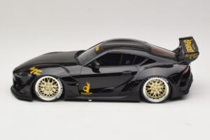 Toyota Supra GR A90 Pandem V1.0 Negru TopSpeed 1:18 TS0307 Rășină - imaginea 3 din 6