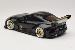 Toyota Supra GR A90 Pandem V1.0 Negru TopSpeed 1:18 TS0307 Rășină - imaginea 5 din 6