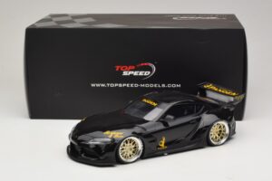 Toyota Supra GR A90 Pandem V1.0 Negru TopSpeed 1:18 TS0307 Rășină - imaginea 6 din 6