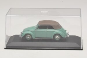 Volkswagen 1200 Cabriolet Capotă Moale Verde Minichamps 1:43 430052042 Metal - imaginea 4 din 5